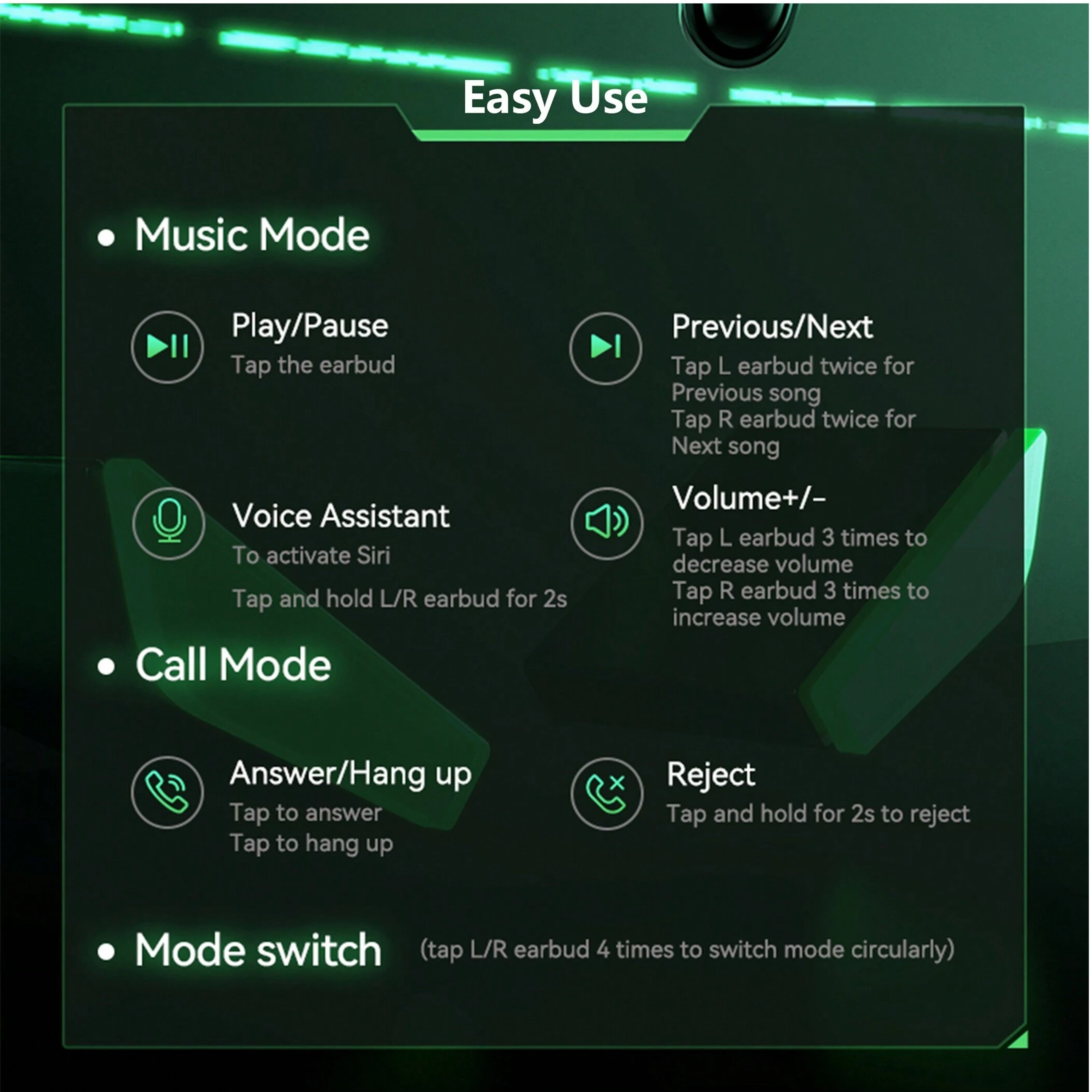 G1 Wireless Gaming Earbuds